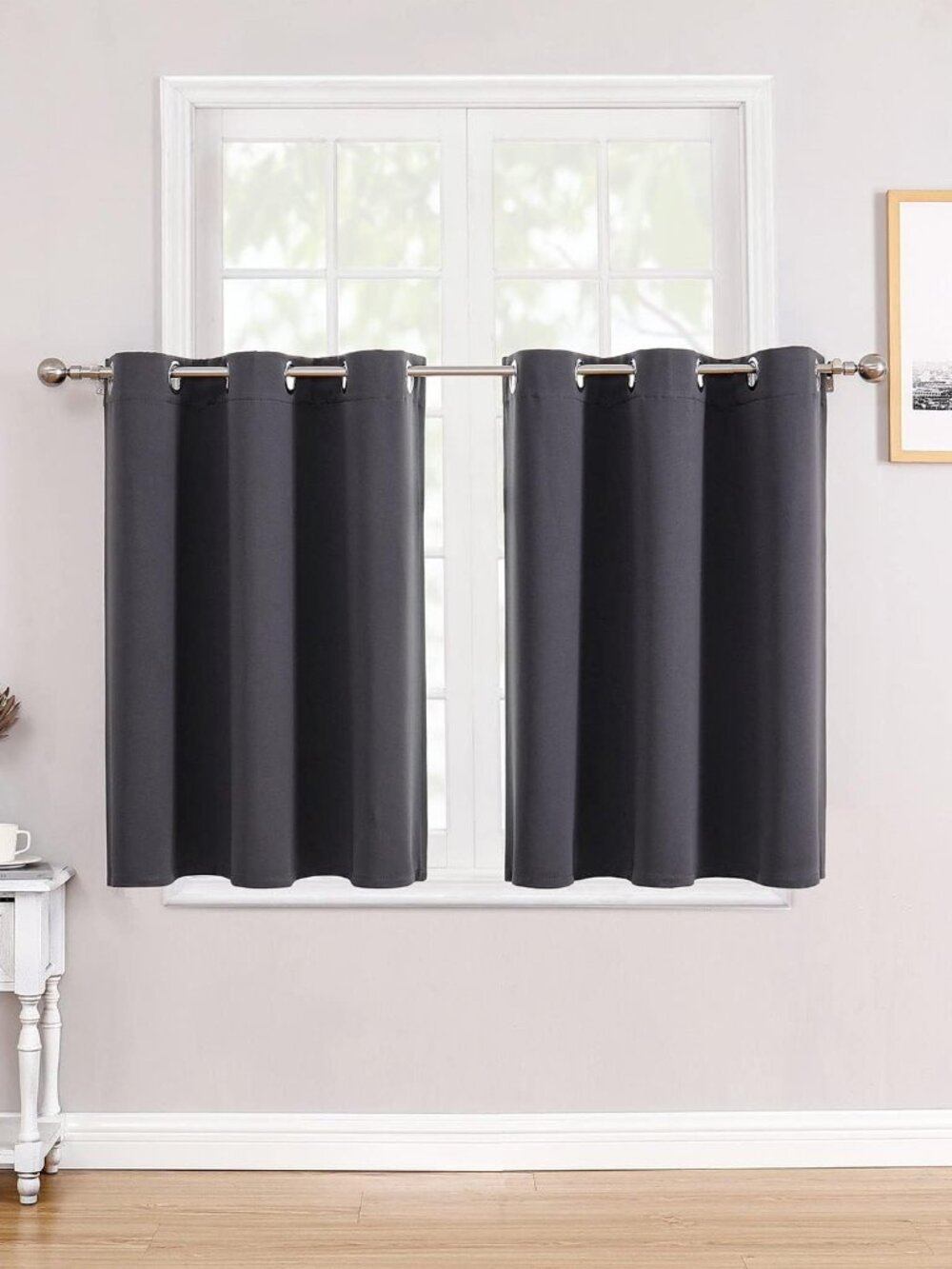 Short Blackout Curtains for Bedroom 36 Inches Long